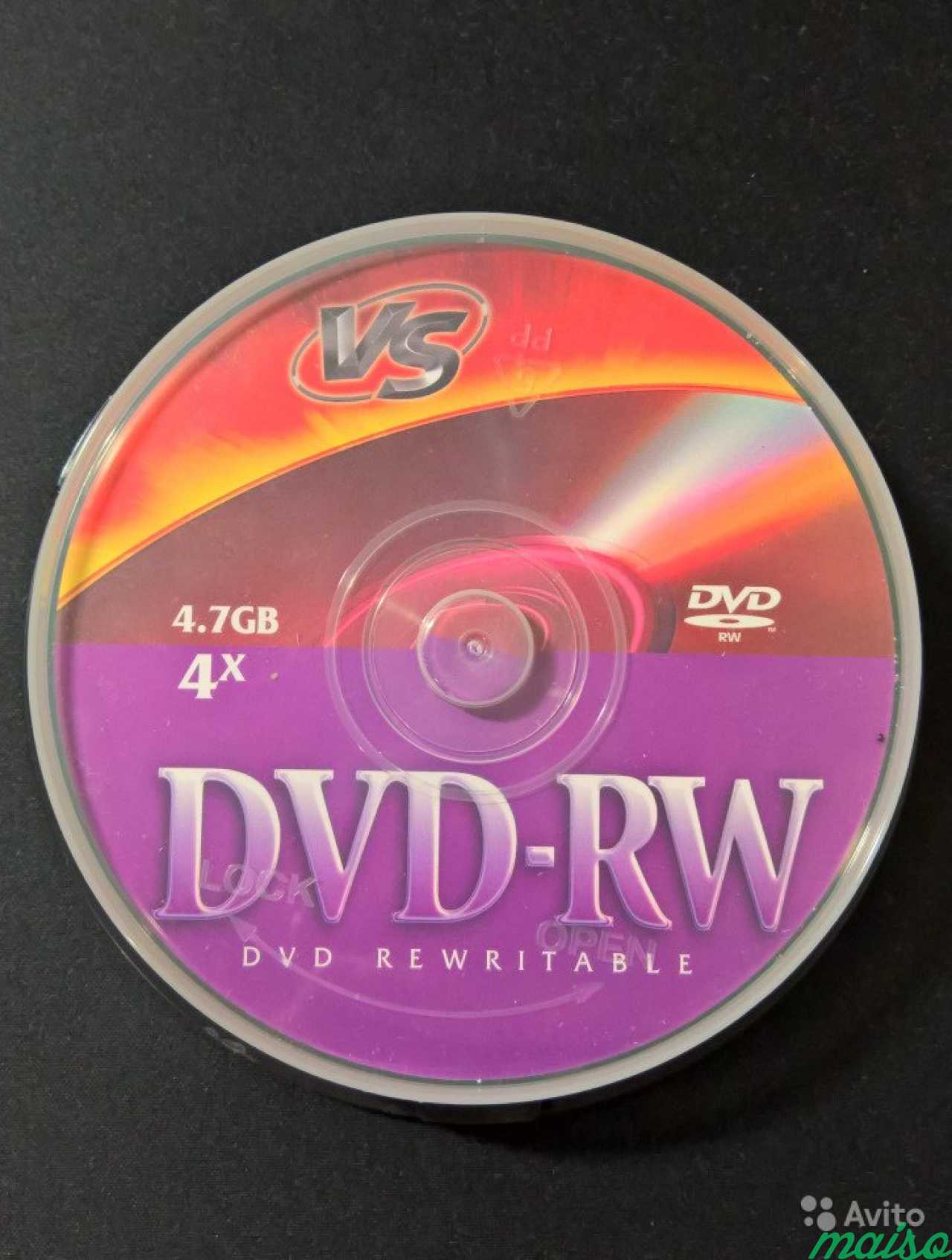 DVD-RW 4,7 Гб (10 шт. в уп.) в Санкт-Петербурге. Фото 1
