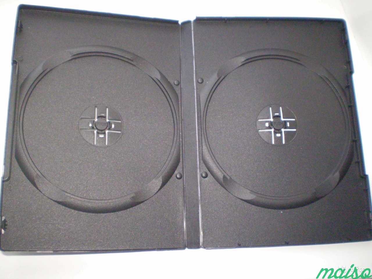 Упаковка для компакт-диска чёрная на 2 диска в Санкт-Петербурге. Фото 1