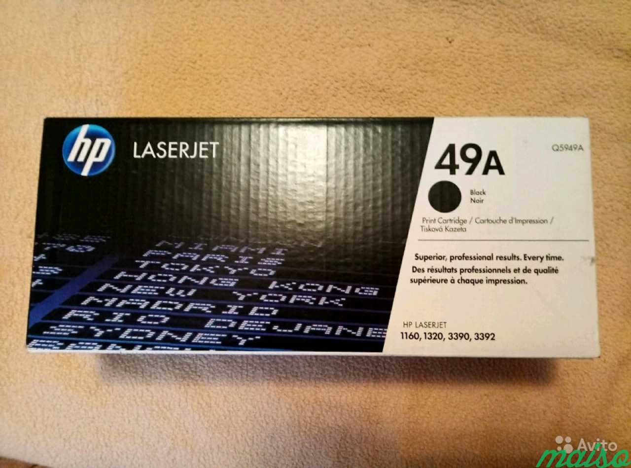 Новый картридж HP laserJet 49A Q5949A в Санкт-Петербурге. Фото 1