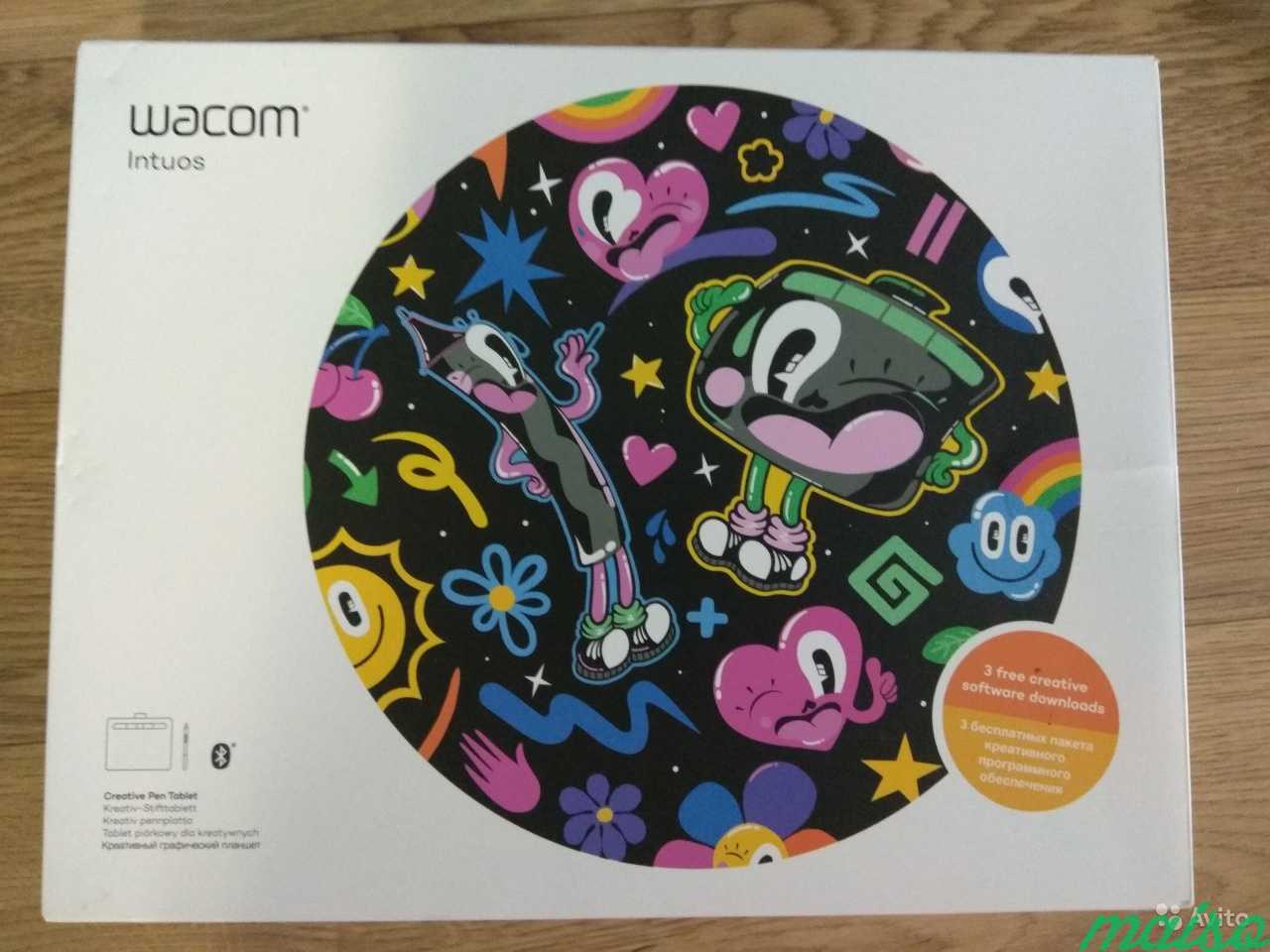 Wacom Intuos CTL-6100WLK-N A5 чёрный, на гарантии в Санкт-Петербурге. Фото 1