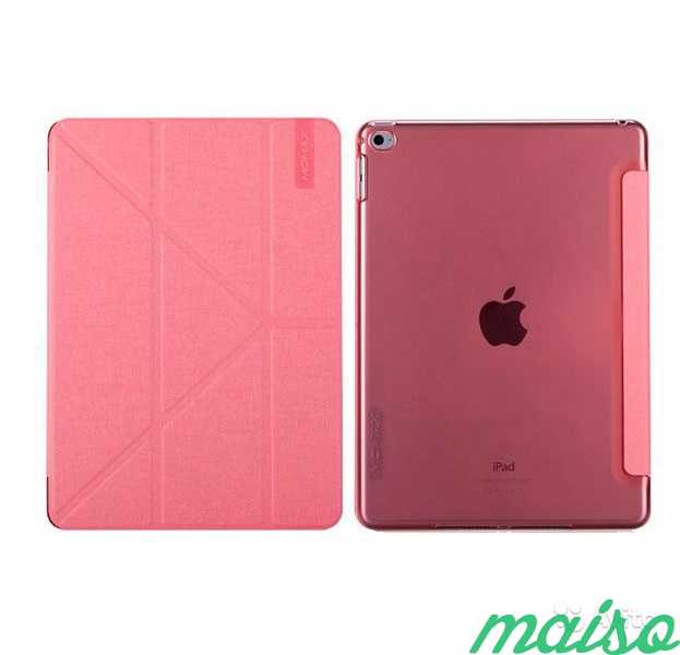 Розовый чехол для iPad Air Momax Flip Cover Case в Санкт-Петербурге. Фото 1