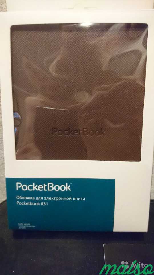 Новый чехол для pocketbook 631 коричневый в Санкт-Петербурге. Фото 1