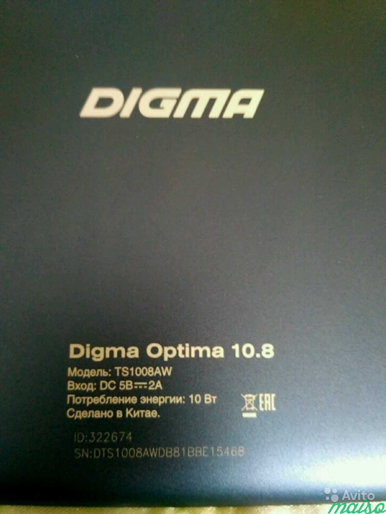 Планшет Digma Optima 10.8 в Санкт-Петербурге. Фото 3
