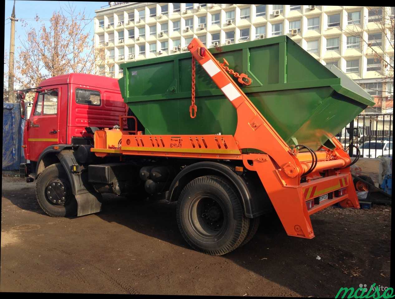 Вывоз строительного и бытового мусора Контейнер 8 в Москве. Фото 1