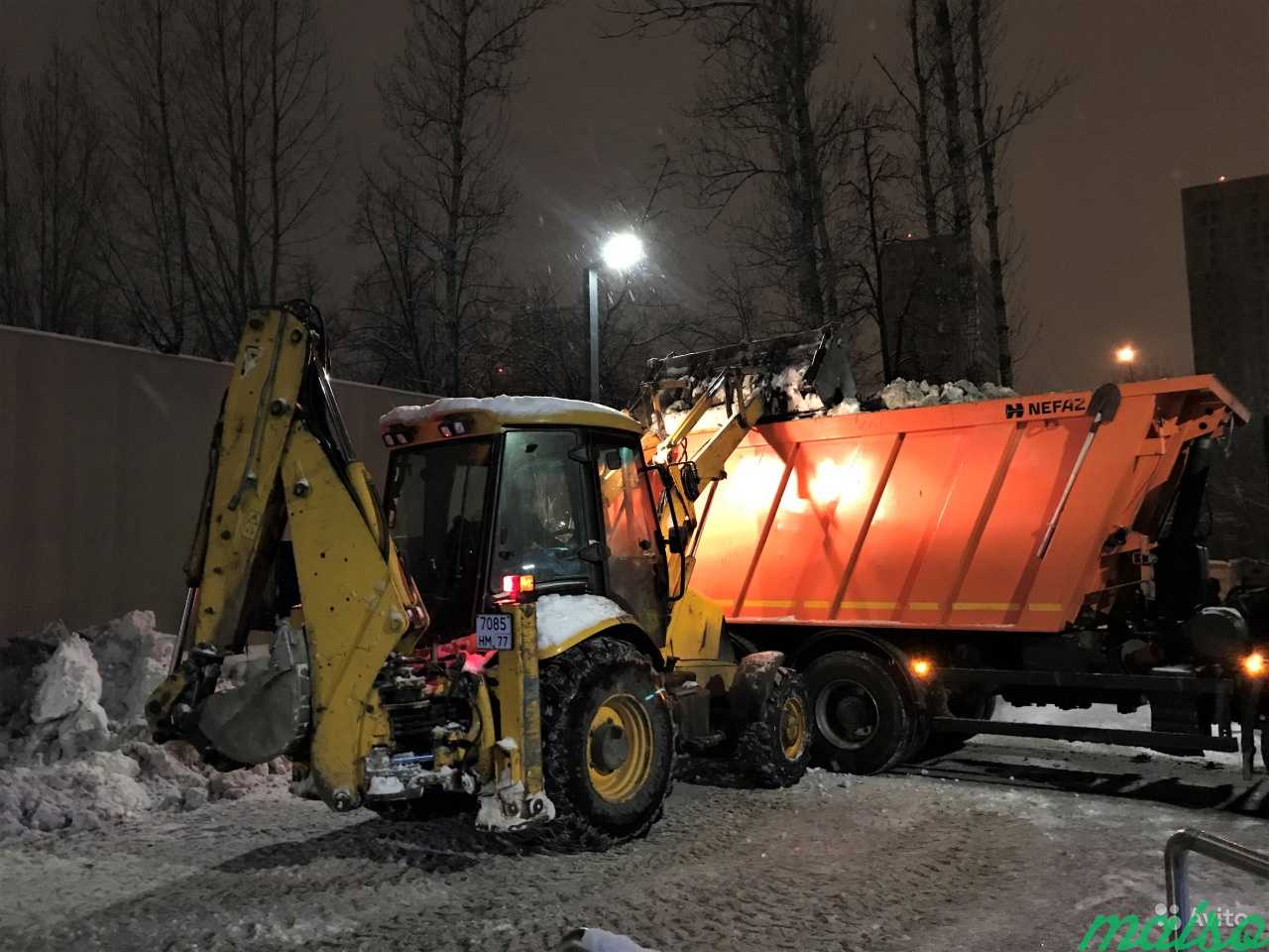 Вывоз снега с погрузкой и утилизацией в Москве. Фото 1