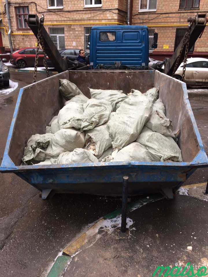 Вывоз строительного мусора.Грузчики в Москве. Фото 1