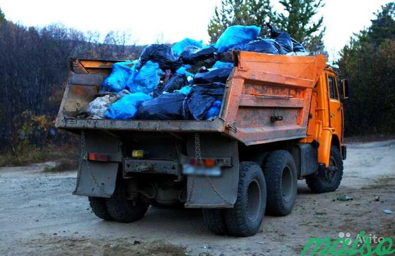 Вывоз мусора спецтехникой в Москве. Фото 4