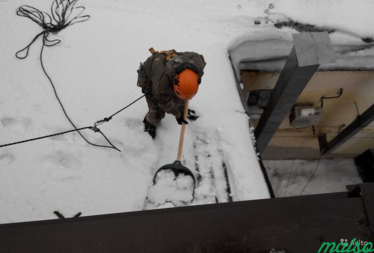 Чистка крыши от снега. Без протечек. Безопасно в Москве. Фото 4