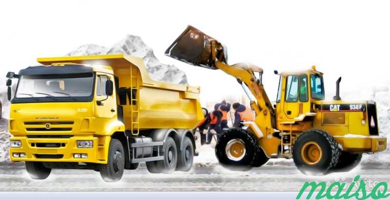 Вывоз снега с утилизацией в Москве. Фото 1