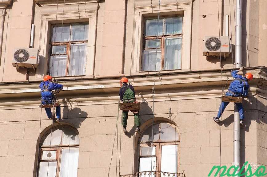 Альпинисты. Высотные работы. Демонтаж сооружений в Москве. Фото 1