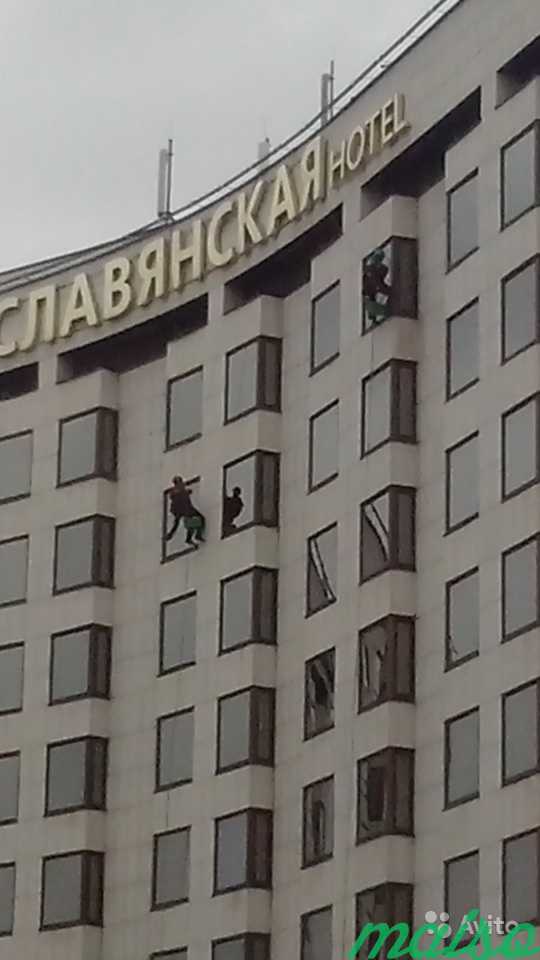 Промышленный альпинист в Москве. Фото 1