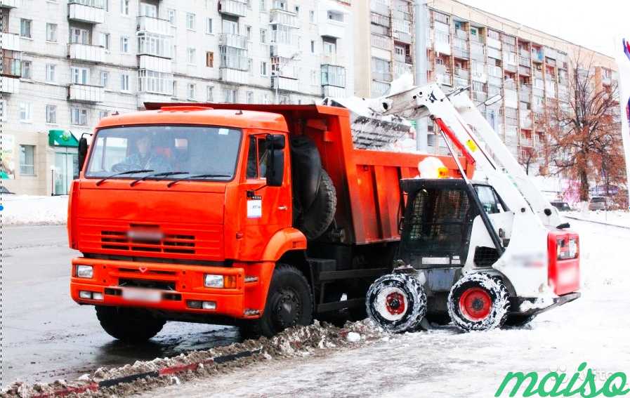 Уборка и вывоз снега. Очистка крыш от наледи в Москве. Фото 5