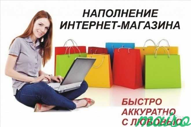 Наполнение Интернет-магазинов карточками товаров в Москве. Фото 1