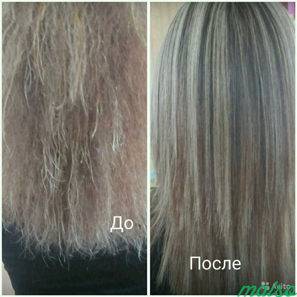 Кератиновое выпрямление и окрашивание волос в Москве. Фото 2