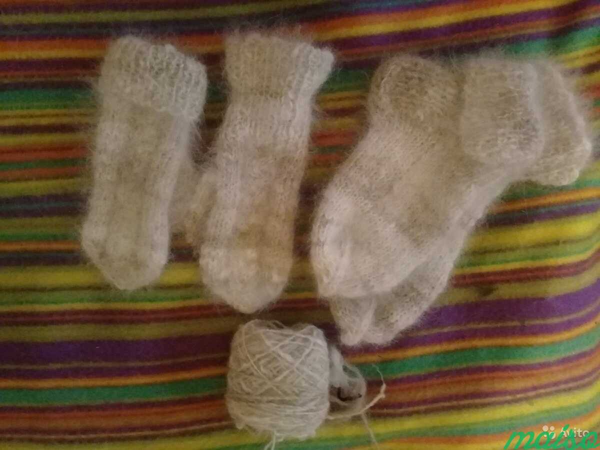Вяжу на заказ носки,варежки из собачьей шерсти в Москве. Фото 3