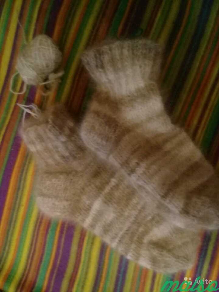 Вяжу на заказ носки,варежки из собачьей шерсти в Москве. Фото 1