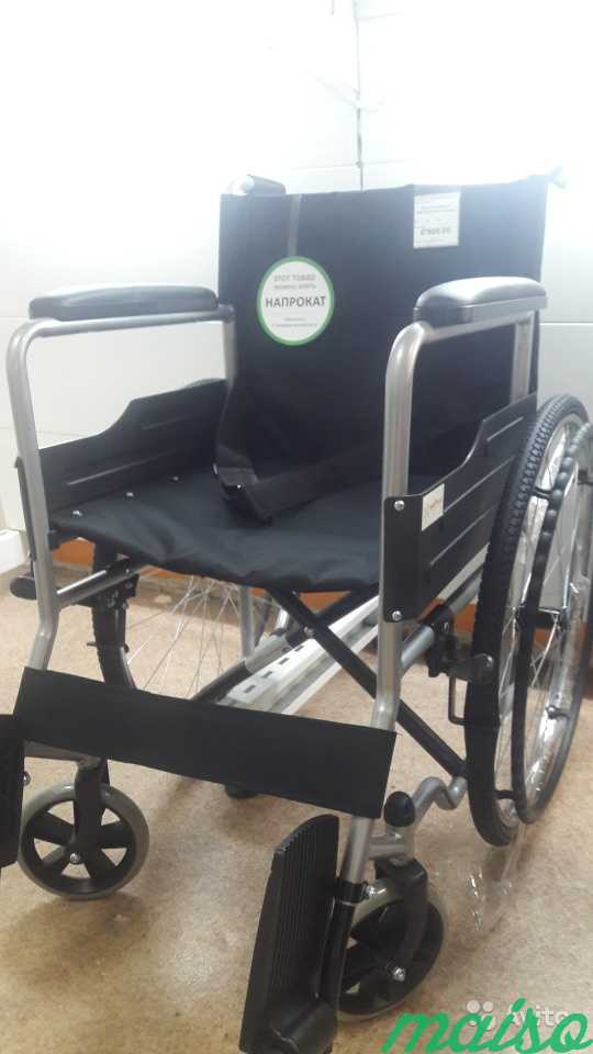 Складная инвалидная коляска напрокат н007 в Москве. Фото 1