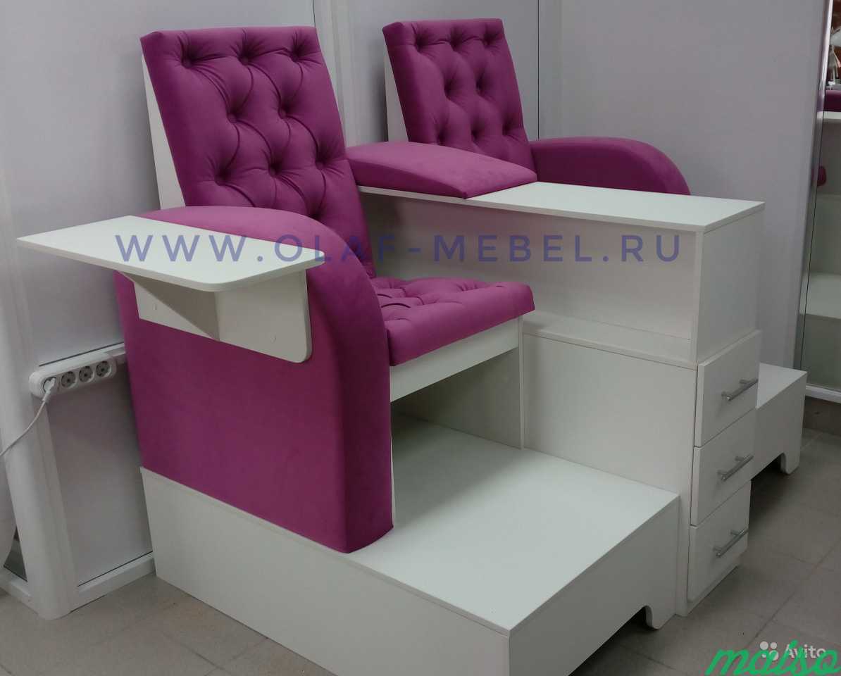 Педикюрное кресло Рич двойное в Москве. Фото 3