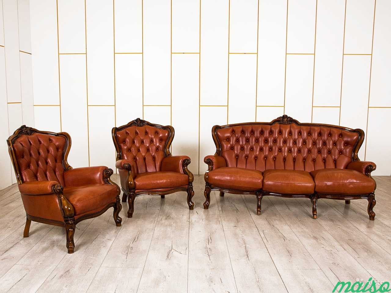 Комплект элитной мягкой мебели в офис. Мебель бу в Москве. Фото 5