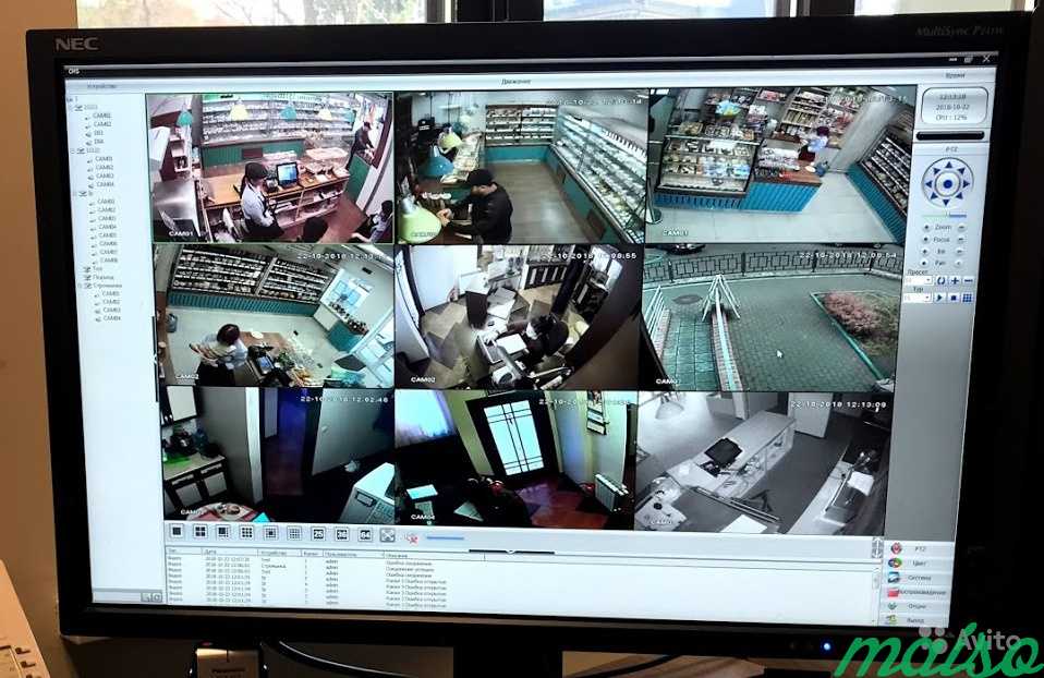 Установка систем видеонаблюдения в Москве. Фото 9