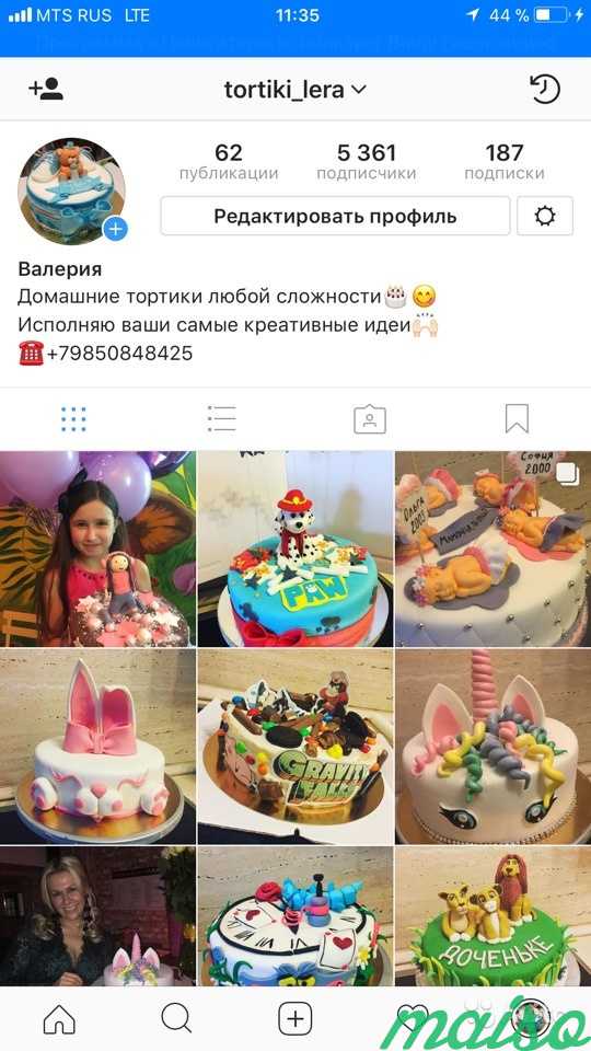 Торт на заказ в Москве. Фото 1