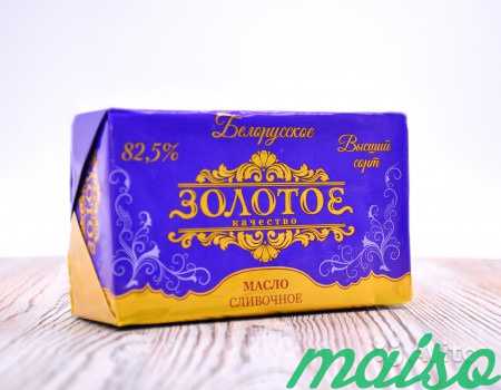 Сливочное масло Золотое в брусках в Москве. Фото 1