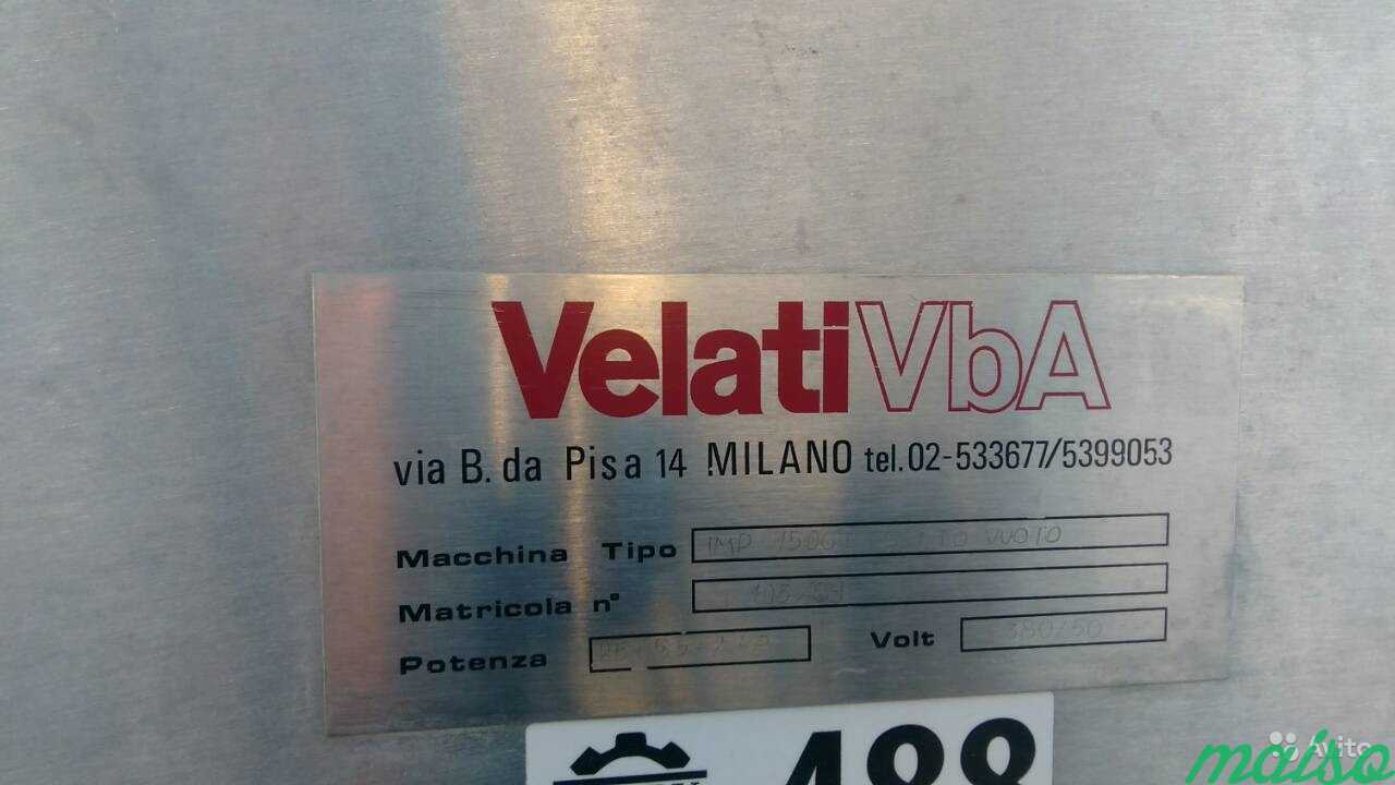 Фаршемешалка 1500 литров Velati (Италия) в Москве. Фото 10