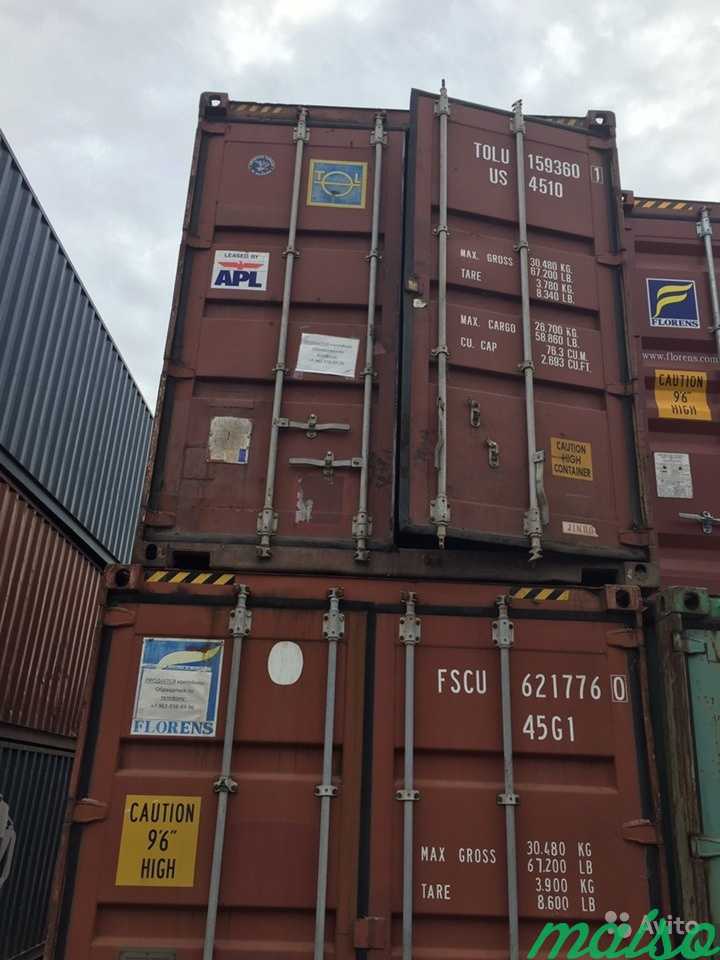Морской контейнер с доставкой 40 фут в Москве. Фото 1