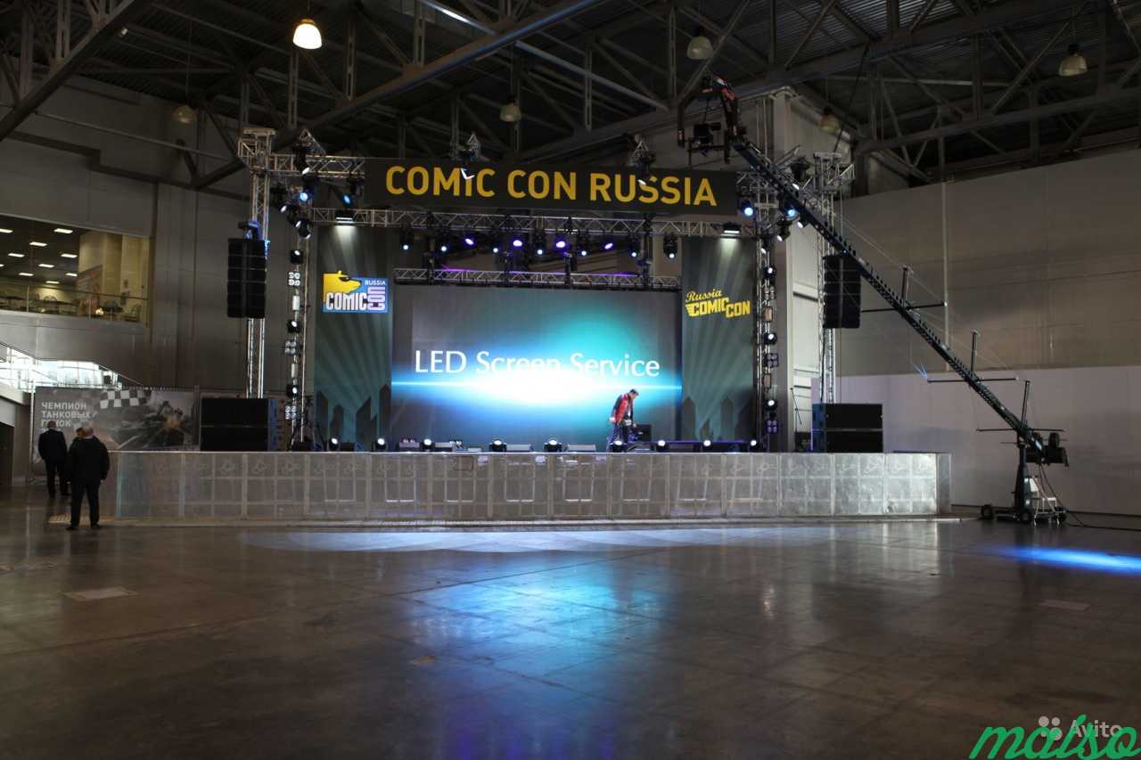 Аренда светодиодных экранов 2,6мм, 3,9мм (кв.метр) в Москве. Фото 7