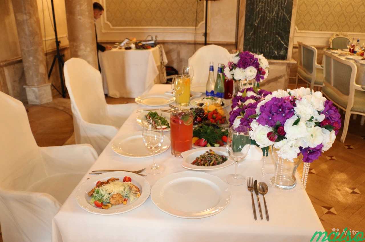 Цветы на свадебный стол в Москве. Фото 2