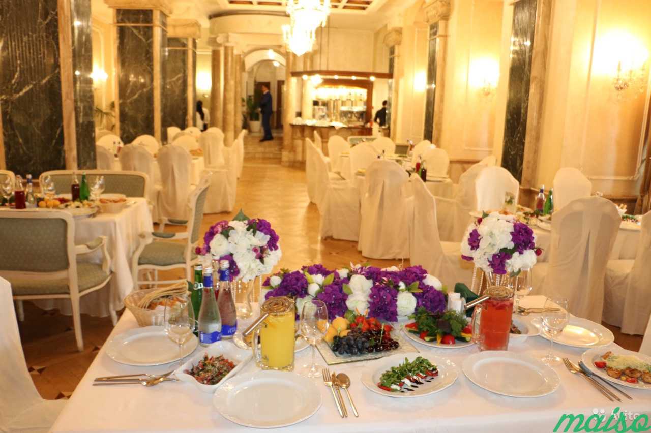 Цветы на свадебный стол в Москве. Фото 3