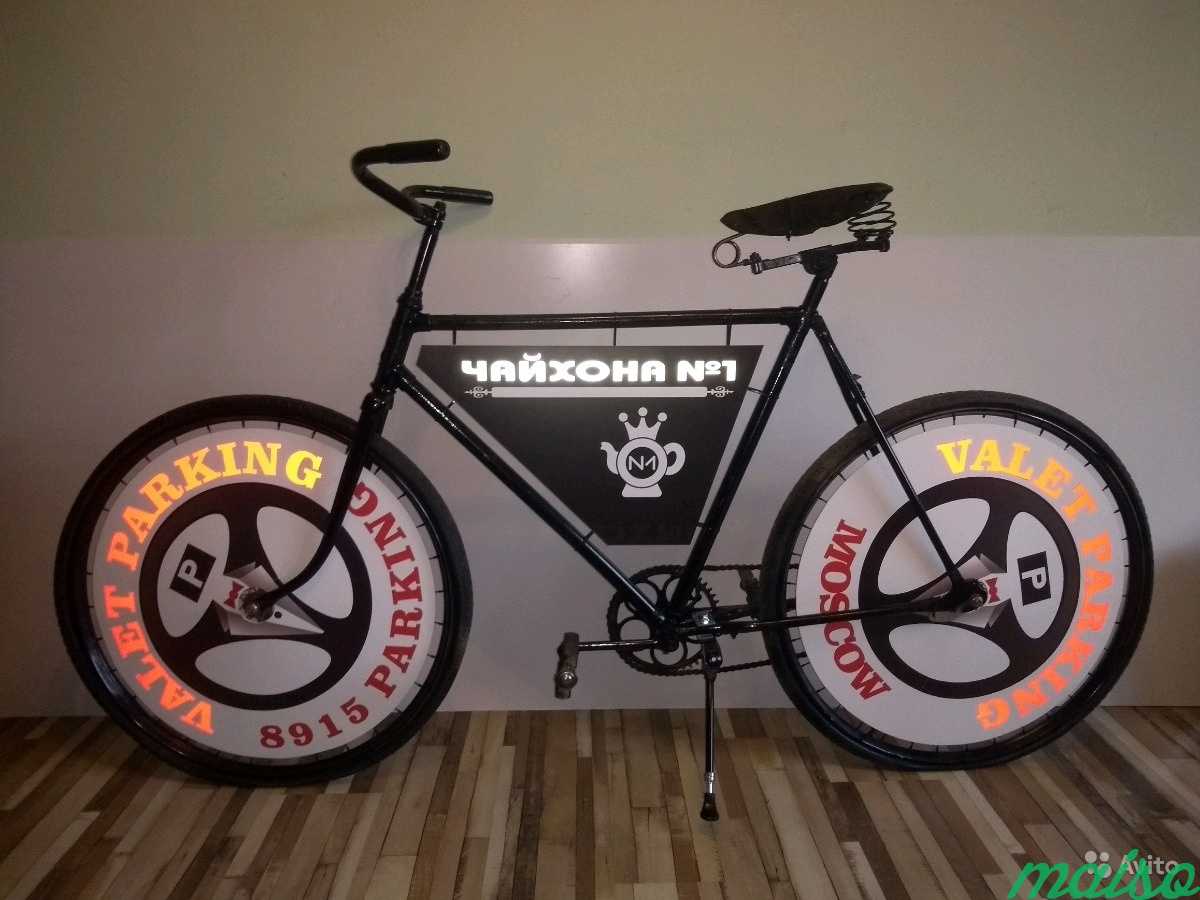 Реклама на велосипеде, велосипеды с рекламой в Москве. Фото 7