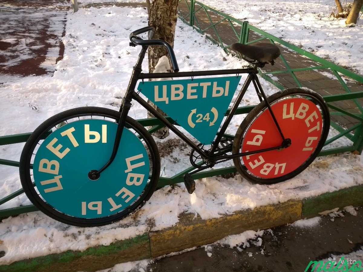 Реклама на велосипеде, велосипеды с рекламой в Москве. Фото 4