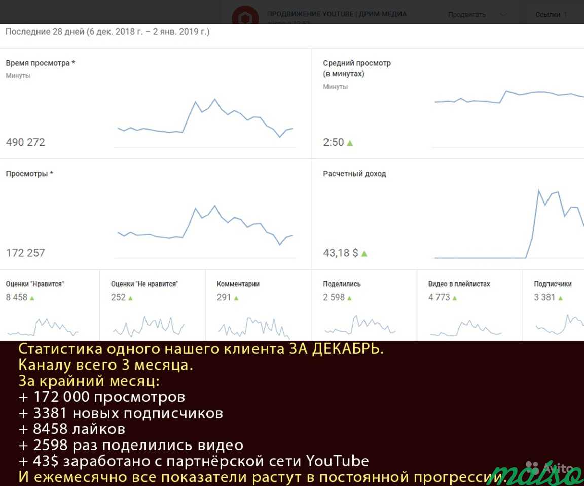 Продвижение ютуб канала и видео в Москве. Фото 3