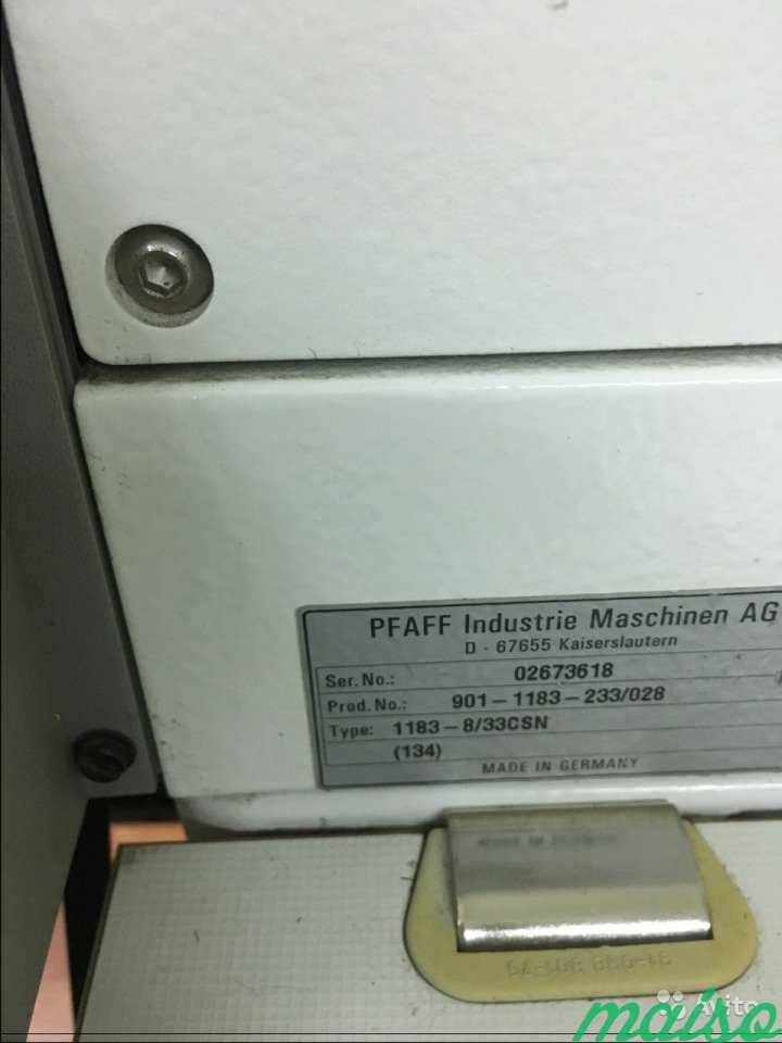 Промышленная швейная машина Pfaff 1183 в Москве. Фото 2