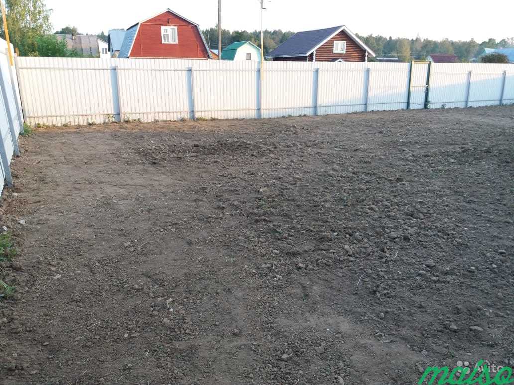 Вспашка земли, посев газона в Москве. Фото 5