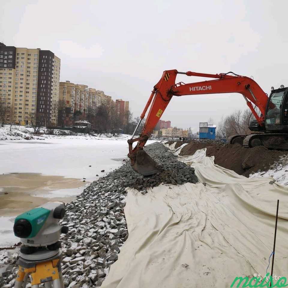 Берегоукрепление, реки, каналы, дренаж укрепление в Москве. Фото 2