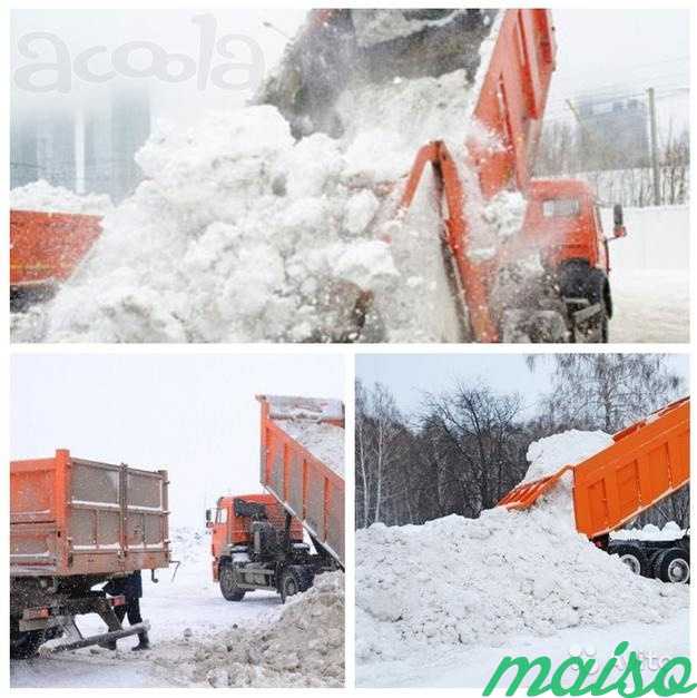 Вывоз снега в Москве. Фото 3