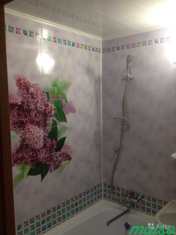 Ремонт ванной пвх панелями в Москве. Фото 1