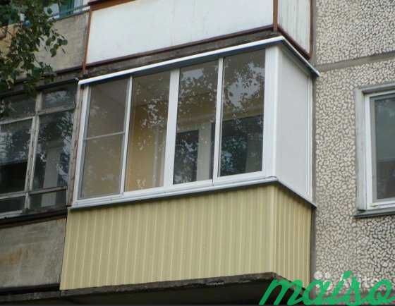 Окна для балкона в хрущевке 4,4Х1,6 без предоплат в Москве. Фото 1