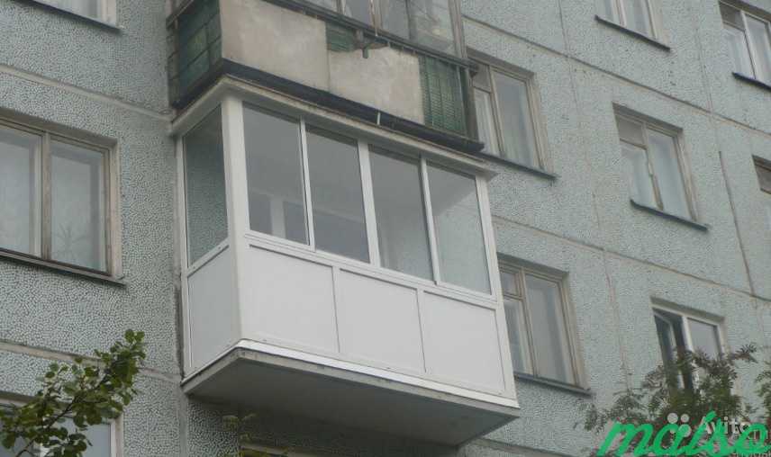Окна для балкона в хрущевке 4,4Х1,6 без предоплат в Москве. Фото 2