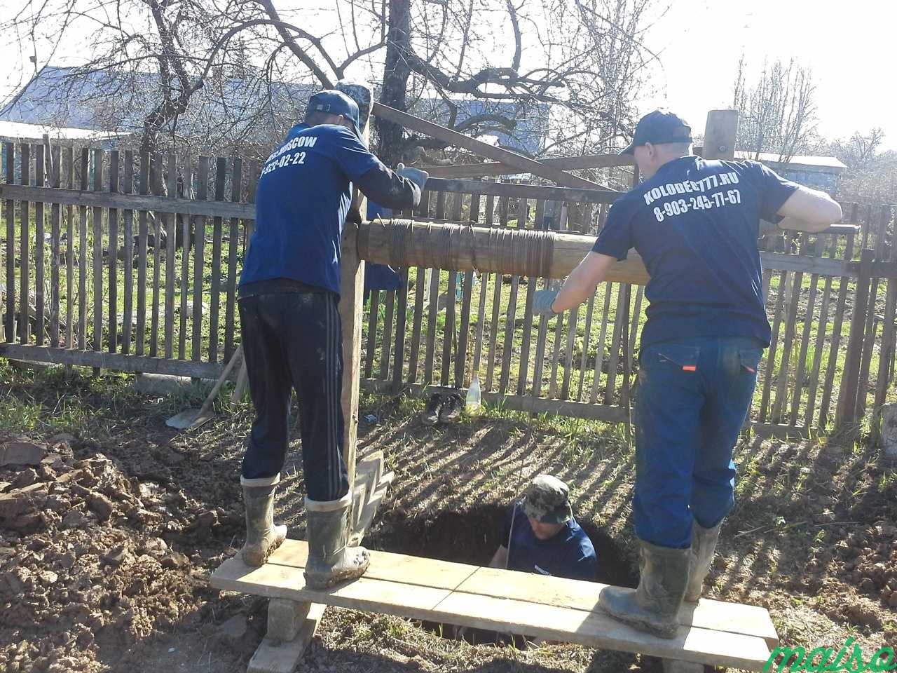 Копка колодцев септиков доставка жби колец в Москве. Фото 4