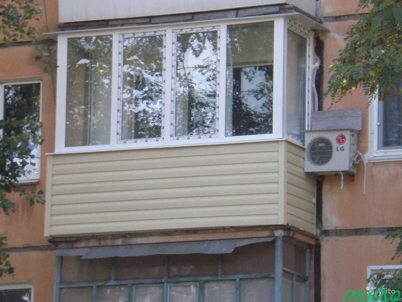 Остекление балкона в Москве. Фото 1