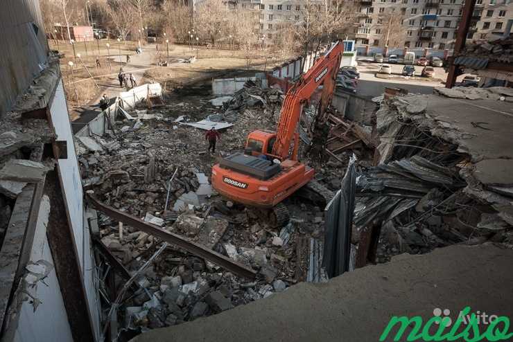 Разрушение, демонтаж зданий, стен перекрытий в Москве. Фото 1