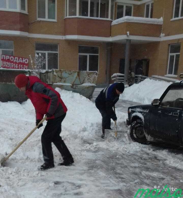 Уборка снега и территории в Москве. Фото 1