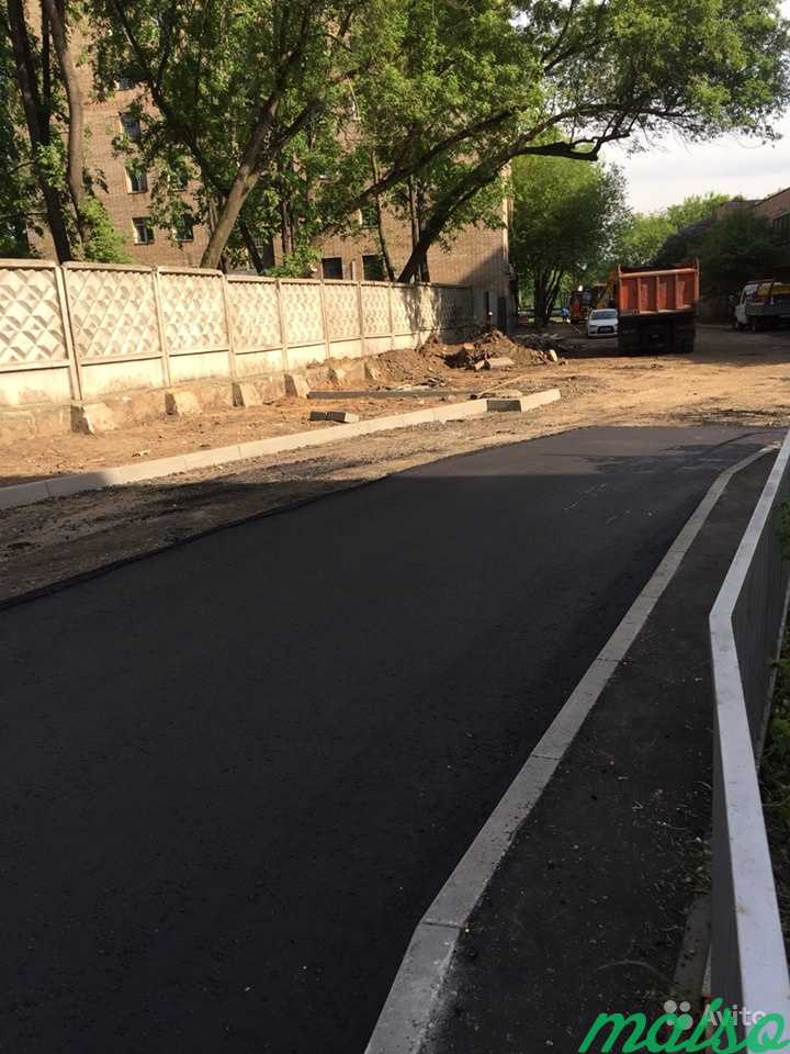 Асфальт. Дорожные работы. Строительство дорог в Москве. Фото 7