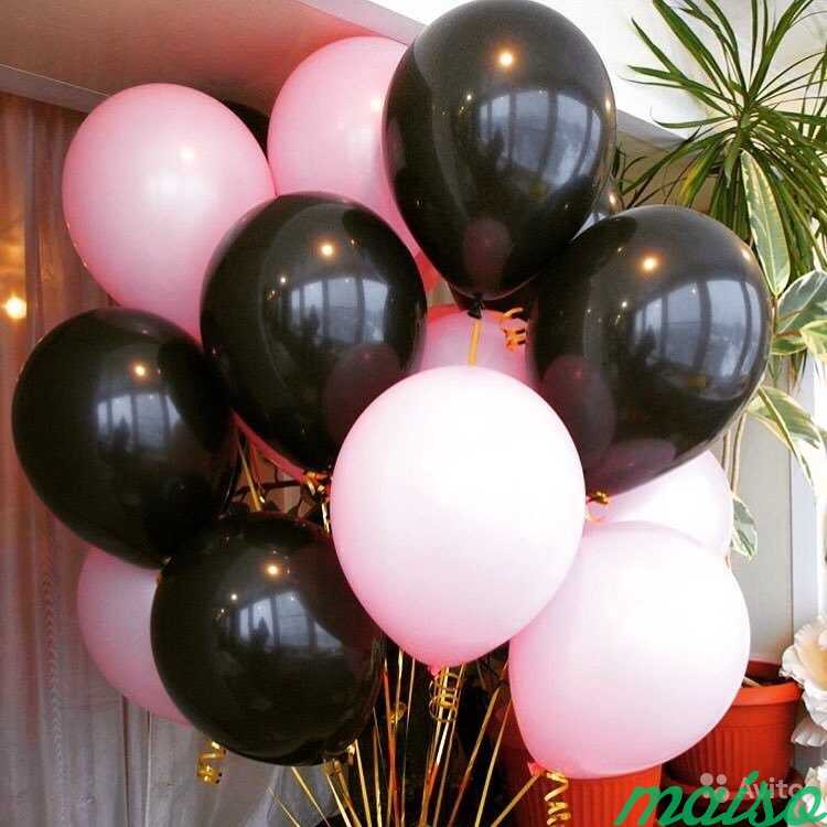 15 воздушных шариков. Гелиевые шары. Шарики гелевые. Шарик гелиевый. Шары розовые с черным.