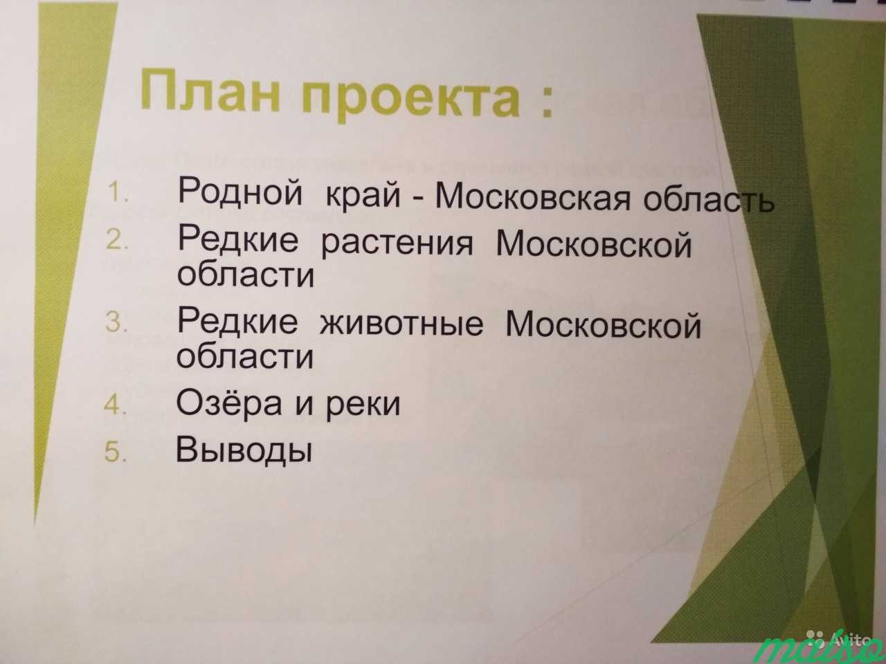 Презентациии и проекты школьникам 1-8 класс в Москве. Фото 2