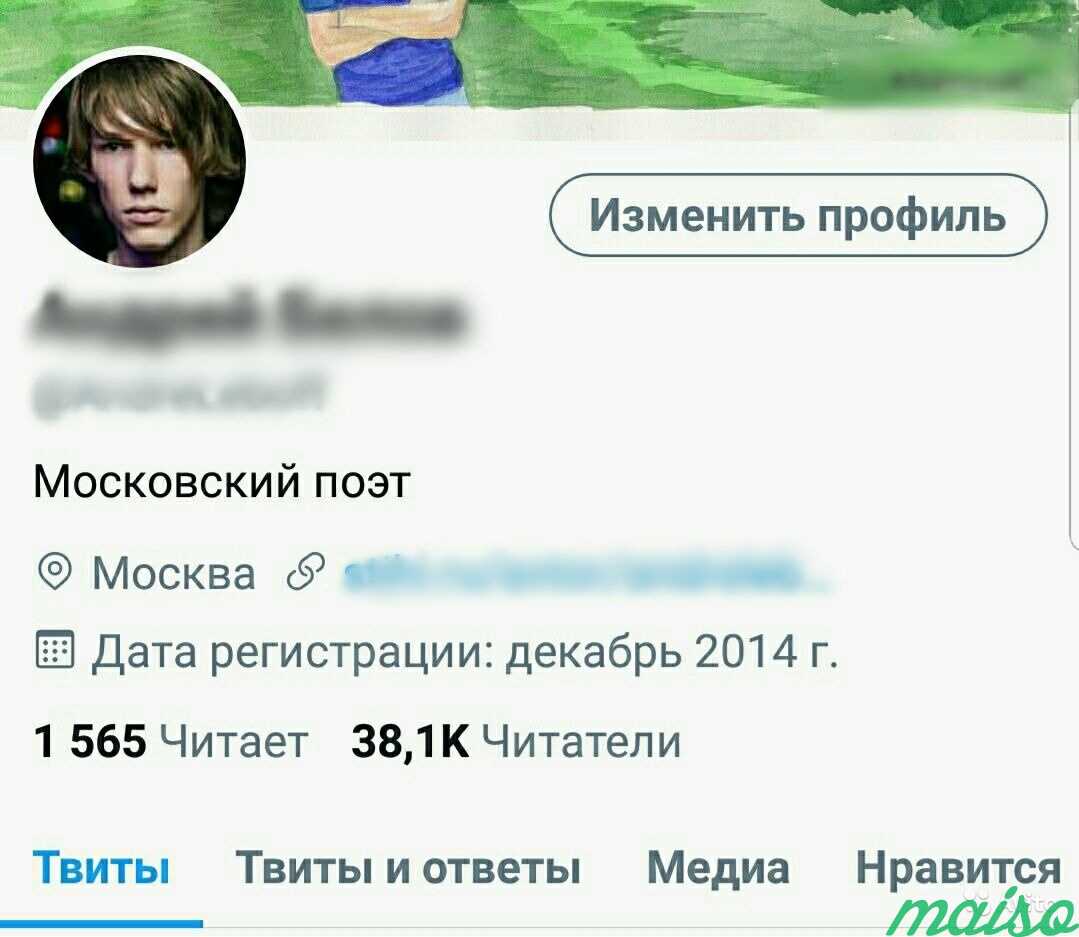 Реклама в Твиттере (37000 подписчиков) в Москве. Фото 1