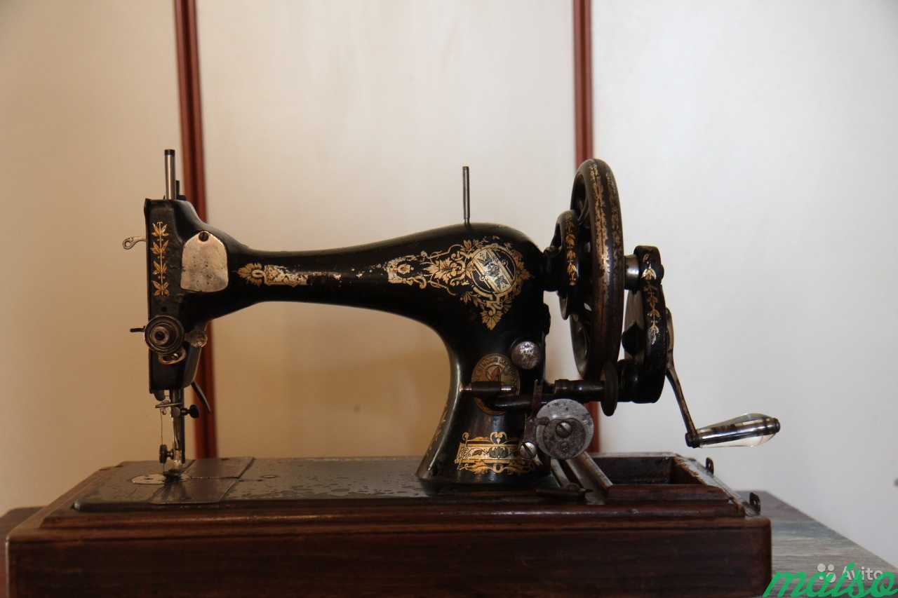 Антикварная швейная машинка Зингер пр-во 1905 г в Москве. Фото 1